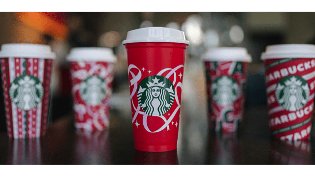 Holiday cups back at Starbucks; here's how to get free reusable