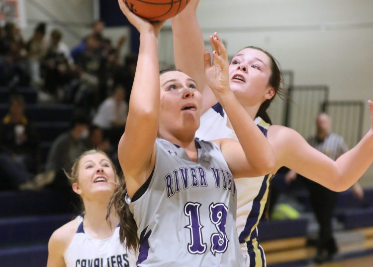 (Brad Davis/For LootPress)

River View's Haylie Payne drives to the bucket during a Jan. 11 showdown between River View and Greenbrier West in Charmco