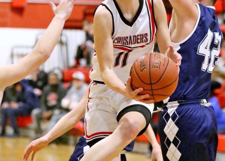 (Brad Davis/For LootPress) Mullens at Greater Beckley Christian 1/31/22.