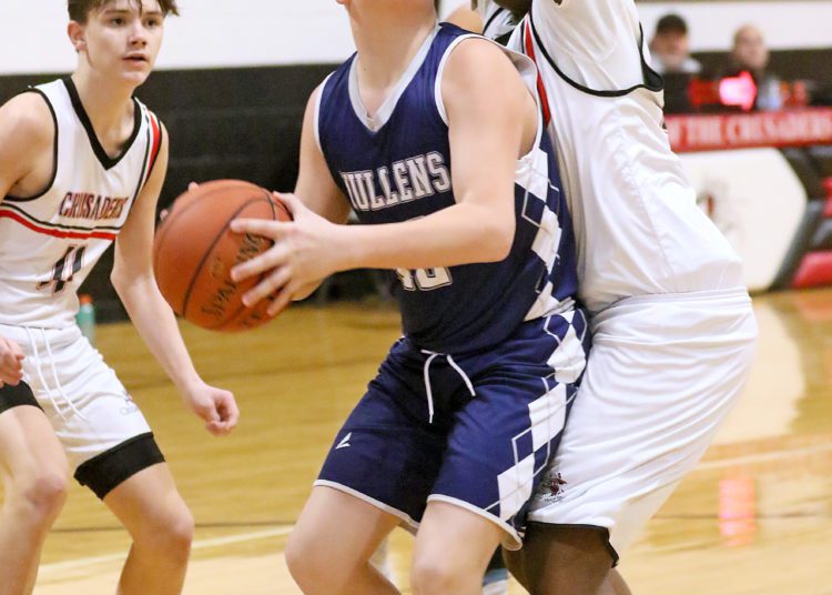 (Brad Davis/For LootPress) Mullens at Greater Beckley Christian 1/31/22.