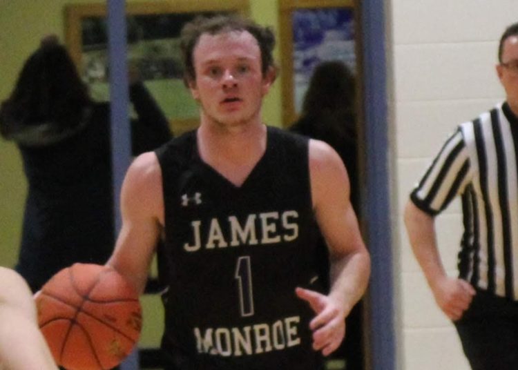 James Monroe's Shad Sauvage advances the ball during a game against Greenbrier West on Feb. 1 

(File photo/Steph Redden)