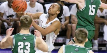 (Brad Davis/For LootPress) Bluefield v Wyoming East, State Tournament Class AA Quarterfinals, March 16, 2022 in Charleston.