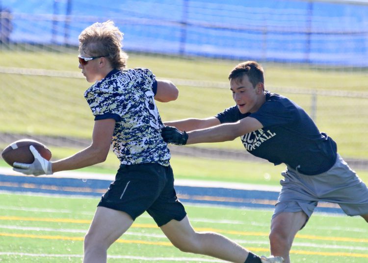 (Brad Davis/For LootPress) Nicholas County/Pocahontas County/Greenbrier West 7 on 7 day June 30, 2022 in Summersville.