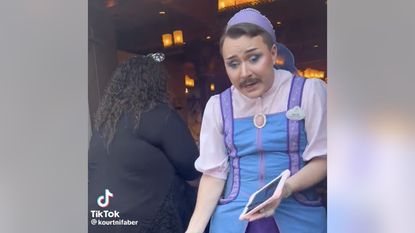 Video of male Disney employee in dress causes outrage