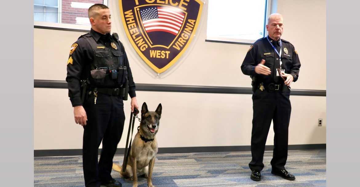 Wheeling Police Department celebrates retirement of K9 Zero