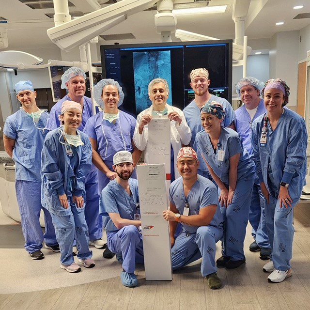 CAMC performs first commercial vascular surgery with new device