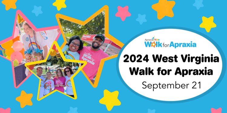 2024 West Virginia Walk for Apraxia to be held on September 21st