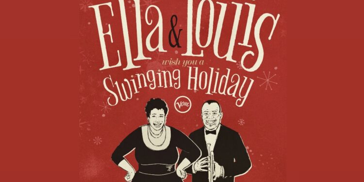 This cover image released by Verve shows "Ella & Louis
Wish You a Swinging Holiday." (Verve via AP)