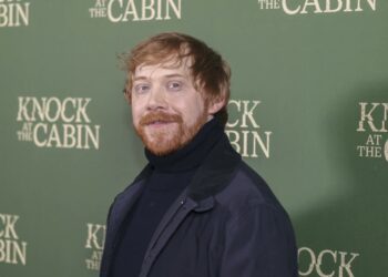 Rupert Grint poses for photographers upon arrival at the special screening of the film 'Knock at the Cabin' in London, Wednesday, Jan. 25, 2023. (Photo by Vianney Le Caer/Invision/AP, File)