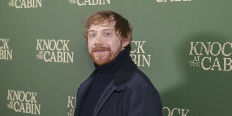 Rupert Grint poses for photographers upon arrival at the special screening of the film 'Knock at the Cabin' in London, Wednesday, Jan. 25, 2023. (Photo by Vianney Le Caer/Invision/AP, File)